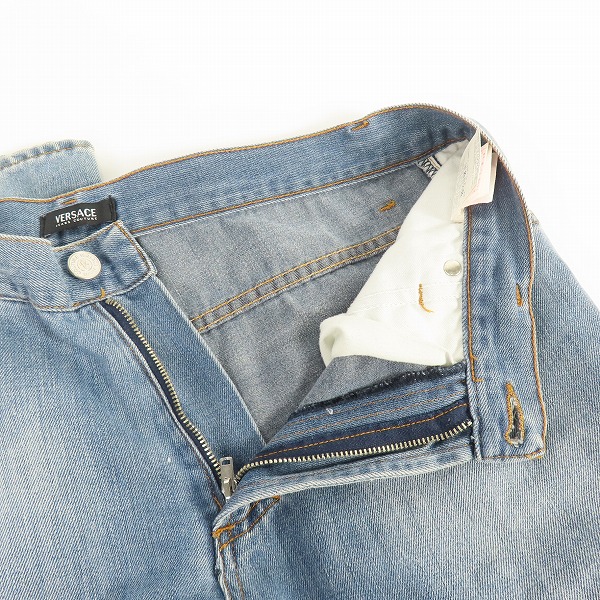 実際に弊社で買取させて頂いたVersace Jeans Couture/ヴェルサーチジーンズクチュール デニムパンツ ジーンズ インディゴ 36の画像 5枚目
