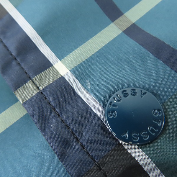 実際に弊社で買取させて頂いたSTUSSY/ステューシー チェック柄 ジャケット/ブルゾン Sの画像 5枚目