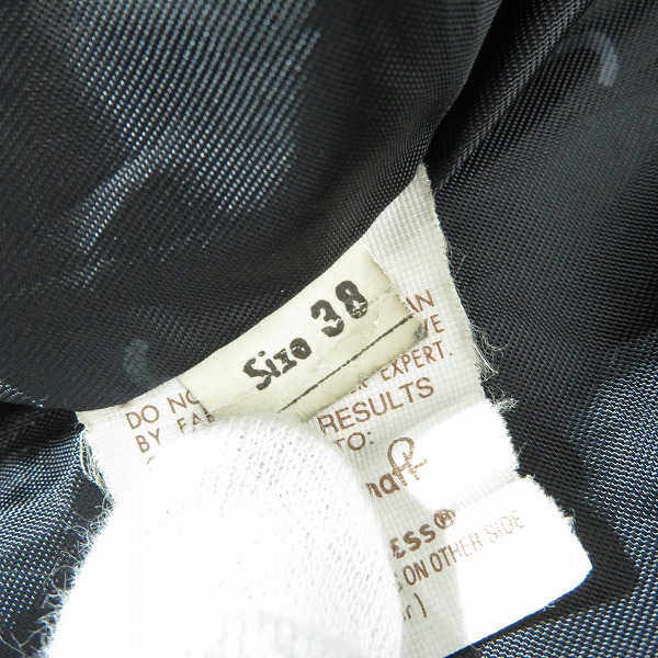 実際に弊社で買取させて頂いたSCHOTT/ショット シングル レザー ライダースジャケット/38の画像 3枚目