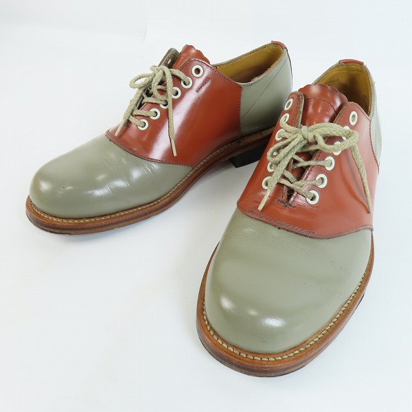 実際に弊社で買取させて頂いたREGAL/リーガル サドルオックスフォードシューズ グレー×ブラウン