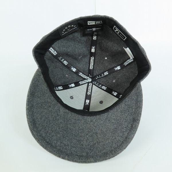 実際に弊社で買取させて頂いたMARC JACOBS×NEW ERA/マークジェイコブス×ニューエラ ウール キャップ/7-3/8の画像 4枚目