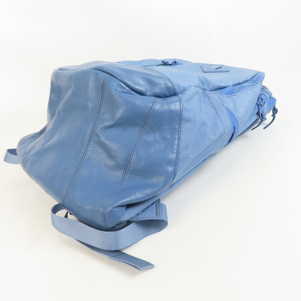 実際に弊社で買取させて頂いたvisvim/ビズビム BALLISTIC 20L/バリスティック レザー切り替え リュックサック/バックパックの画像 2枚目