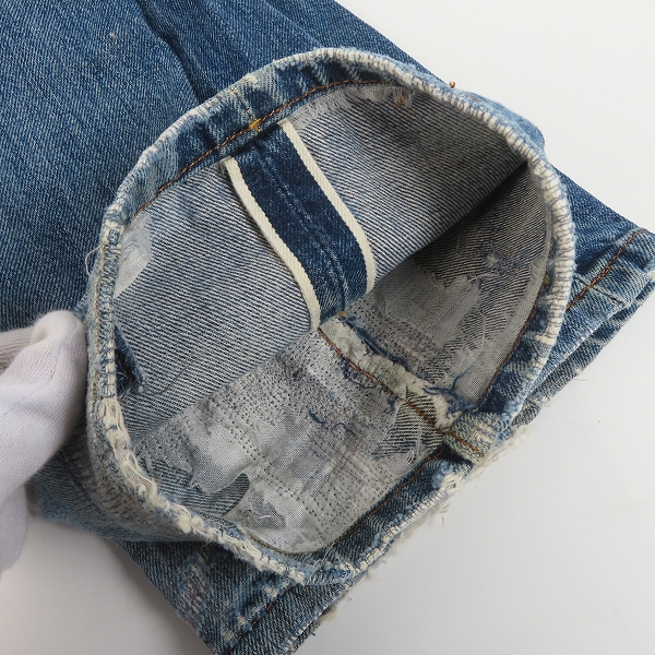 実際に弊社で買取させて頂いたLevi’s/リーバイス 501XX 米国製 555刻印/バレンシア工場 ビッグE デニムパンツ/ジーンズ 501-0004/31の画像 8枚目