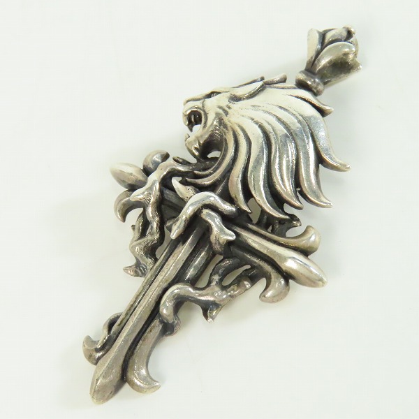 実際に弊社で買取させて頂いたFINAL FANTASY VIII/ファイナルファンタジー8 FF8 スコール着用 スリーピングライオンハート シルバーペンダントトップ