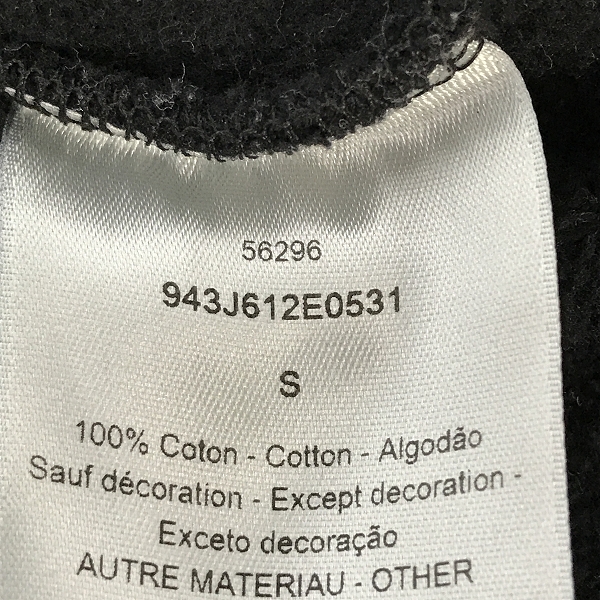 実際に弊社で買取させて頂いたDior×Raymond Pettibon/ディオール・オム xレイモンド・ペティボン 19AW 刺繍スウェット 943J612E0531/Sの画像 3枚目