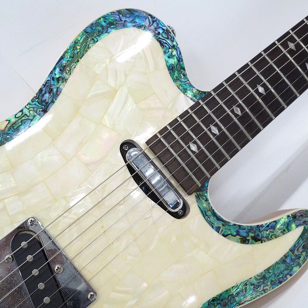 実際に弊社で買取させて頂いた★【難有り】Manica Scenica/マニカ シェニカ テレキャスターType シェルトップ エレキギターの画像 4枚目