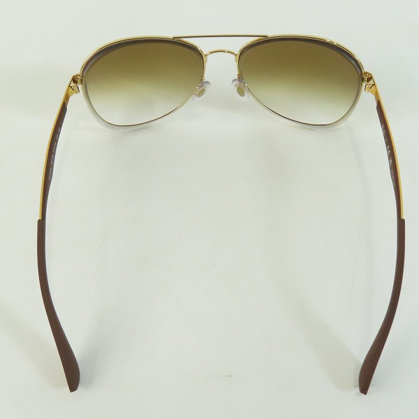 実際に弊社で買取させて頂いたRay-Ban/レイバン ティアドロップ 度入り サングラス RB3549 001/T5 の画像 3枚目