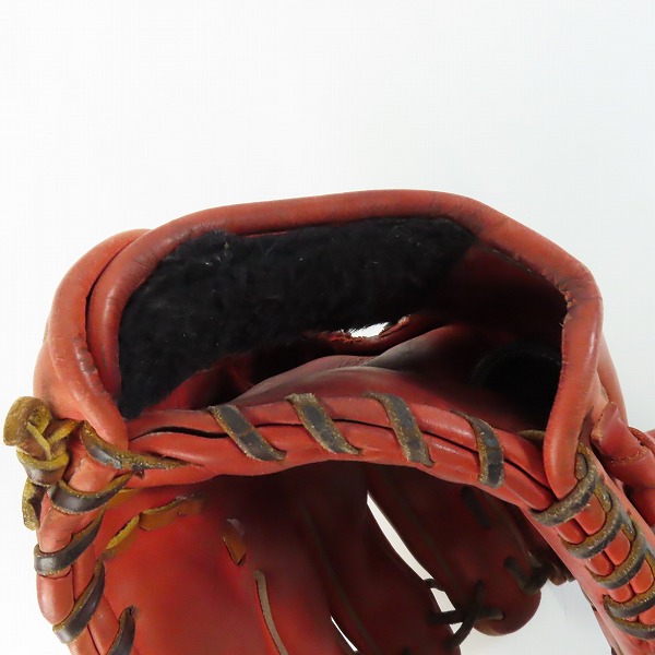 実際に弊社で買取させて頂いたHI-GOLD/ハイゴールド 軟式 内野手 右投げ用グローブの画像 4枚目