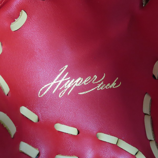 実際に弊社で買取させて頂いたRawlings/ローリングス HYPER TECH COLOR SYNC 軟式 オールラウンド用 グローブ/グラブ GR4HTCN55Wの画像 3枚目