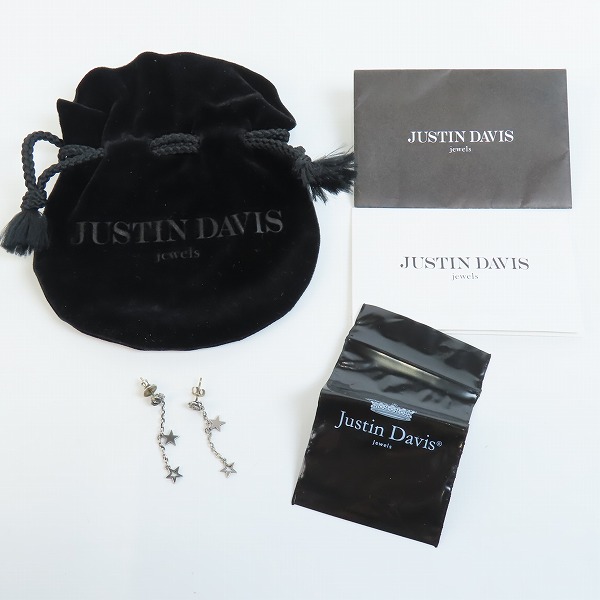 実際に弊社で買取させて頂いた【ギャラ付き】Justin Davis/ジャスティンデイビス 2 STARLET スターレット クラウンピアス SEJ816/2点セットの画像 8枚目