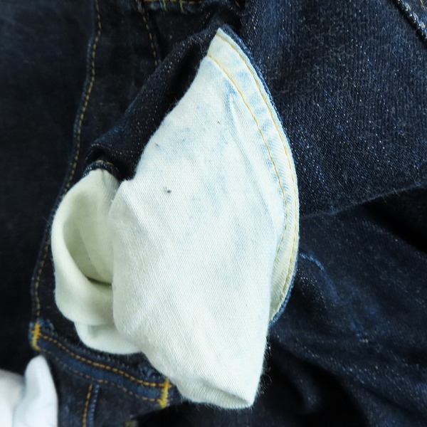 実際に弊社で買取させて頂いたTHE FLAT HEAD/フラットヘッド ブーツカット デニムパンツ LOT.3007/W36L36の画像 6枚目