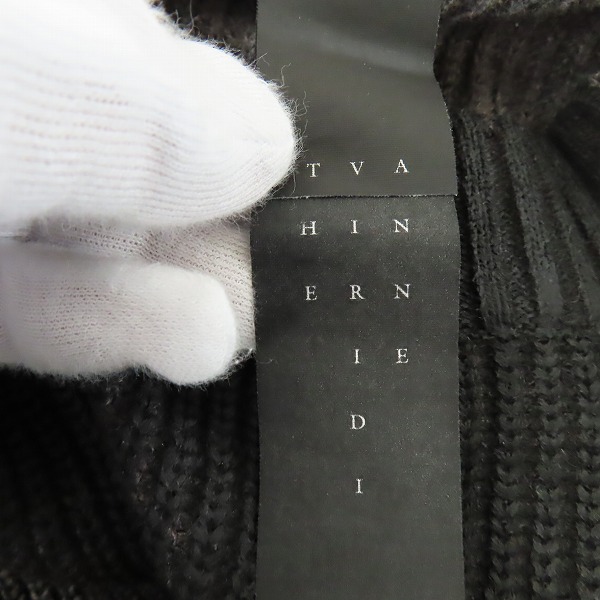 実際に弊社で買取させて頂いたThe Viridi-anne/ザ ヴィリジアン 21-22AW 顔料吹付けプルオーバー カシミア VI-3401-07 1の画像 2枚目