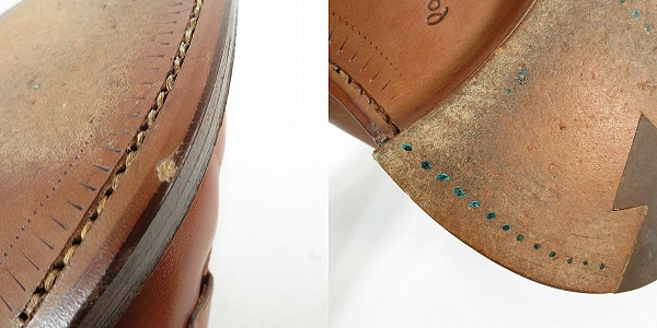 実際に弊社で買取させて頂いたCROCKETT&JONES×Paul Smith/クロケット&ジョーンズ×ポールスミス ローファー/シューズ 9334/6.5Eの画像 6枚目