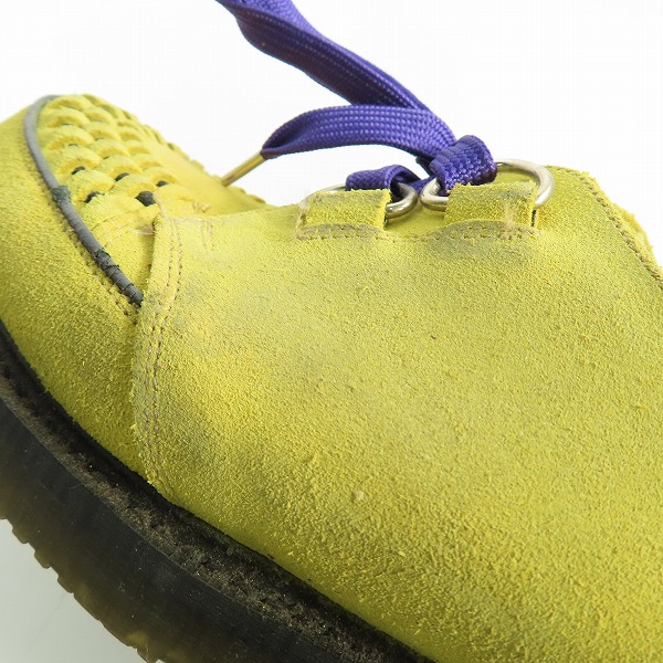 実際に弊社で買取させて頂いたGEORGE COX ×KAIKO/ジョージコックス Gibson/ギブソン ラバーソール シューズ ブラック 12030/6.5の画像 7枚目