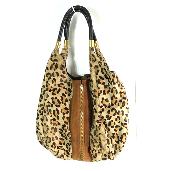 実際に弊社で買取させて頂いたJIMMY CHOO/ジミーチュウ ハラコハンドバッグの画像 1枚目