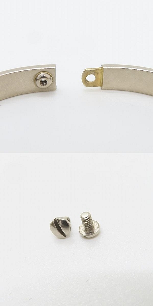 実際に弊社で買取させて頂いたCartier/カルティエ LOVE ブレスレット/ラブブレスレット AU750/K18WG/#18 ドライバー付きの画像 8枚目