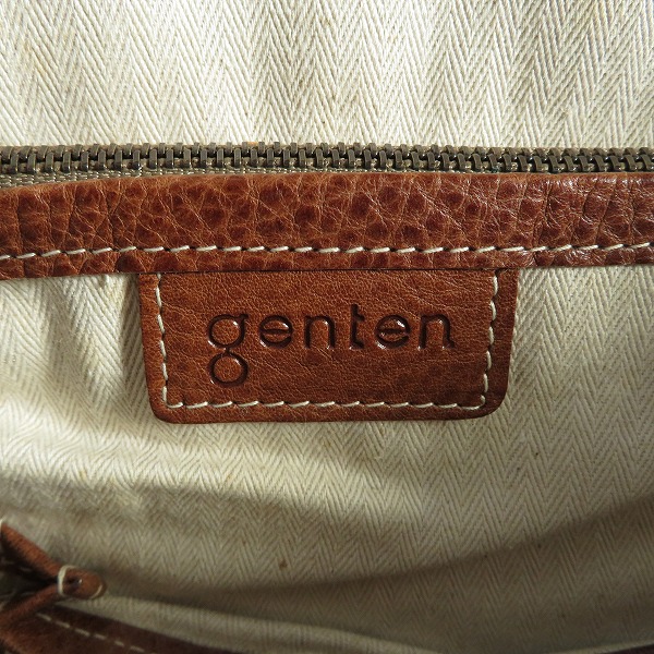 実際に弊社で買取させて頂いたgenten/ゲンテン 2way レザー トートバッグの画像 5枚目