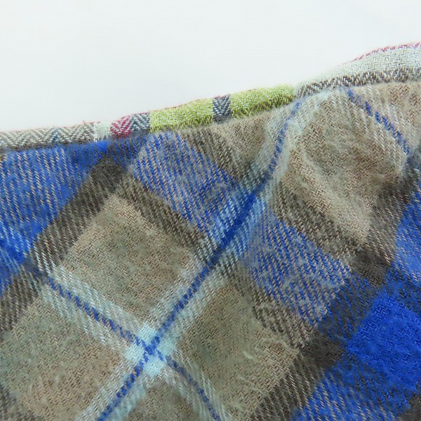 実際に弊社で買取させて頂いたL.G.B./ルグランブルー スナップボタン チェックシャツ Shirt-G /DRESS 4823KOD/1の画像 7枚目