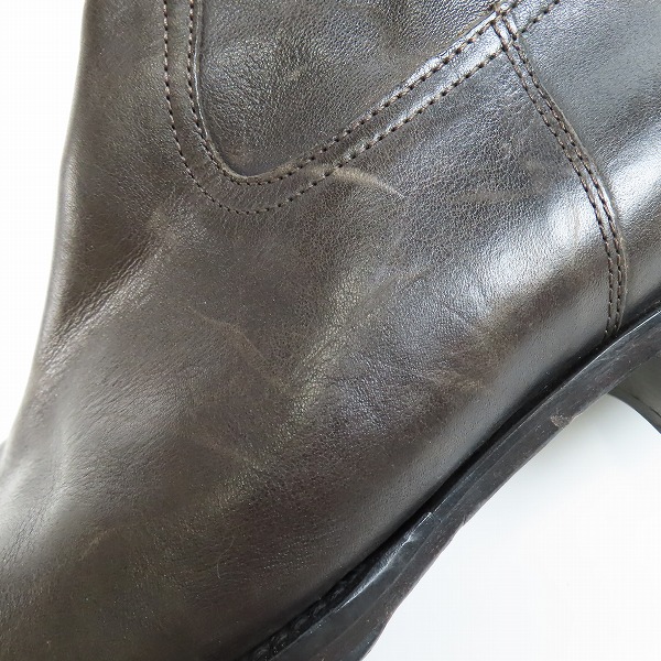 実際に弊社で買取させて頂いたBUTTERO/ブッテロ サイドジップブーツ B825/43の画像 7枚目
