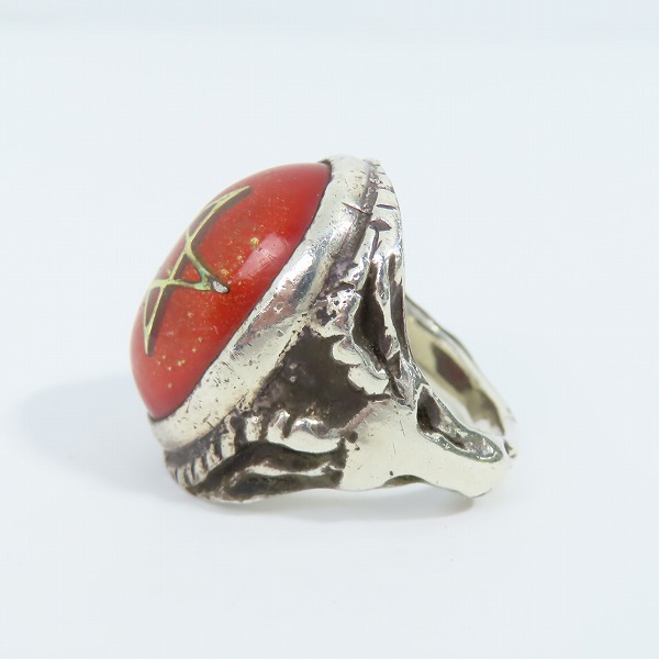 実際に弊社で買取させて頂いたALEX STREETER/アレックスストリーター エンジェルハートリング レッド 18号の画像 2枚目