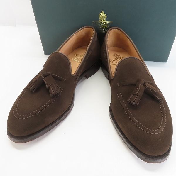 実際に弊社で買取させて頂いたCROCKETT&JONES/クロケットアンドジョーンズ CAVENDISH3/キャベンディッシュ3 タッセルローファー スウェード 26212/7E