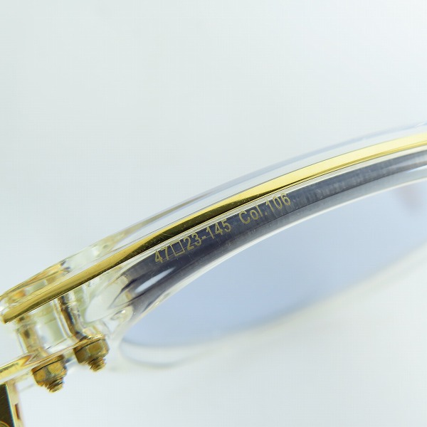 実際に弊社で買取させて頂いたOG×OLIVER GOLDSMITH/オージー×オリバーゴールドスミス Curator 眼鏡/メガネ/アイウェアの画像 8枚目