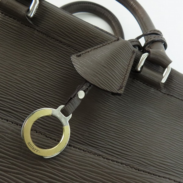 実際に弊社で買取させて頂いたaniary/アニアリ ウェイブレザーブリーフケース 16-01000の画像 8枚目