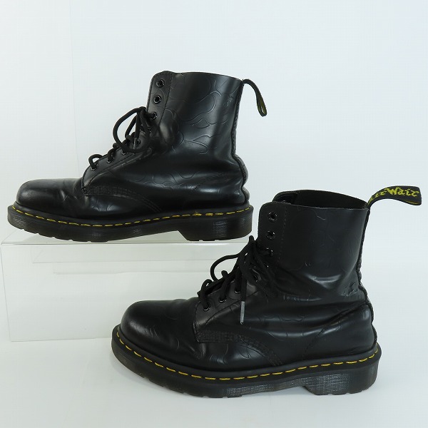 実際に弊社で買取させて頂いたDr. Martens×A BATHING APE/ドクターマーチン×アベイシングエイプ ABC 8 HOLE BOOTS/8ホールブーツ/UK7の画像 3枚目
