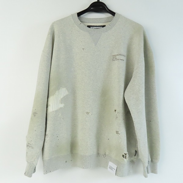 実際に弊社で買取させて頂いたNEIGHBORHOOD/ネイバーフッド SAVAGE SWEAT SHIRT LS スウェットトレーナー 241OKNH-CSM01/M