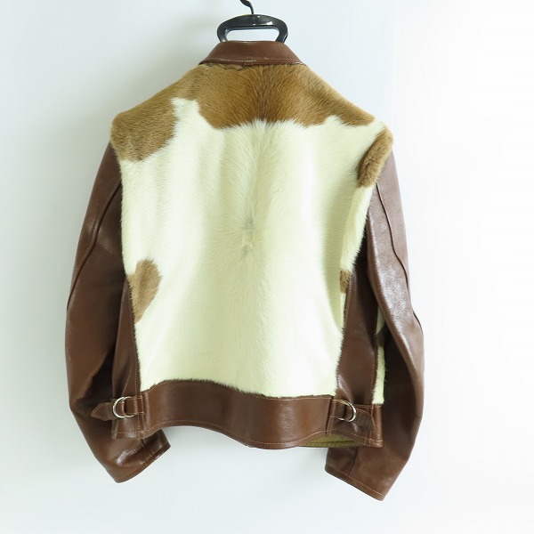 実際に弊社で買取させて頂いたTHE REAL McCOY’s/ザリアルマッコイズ JOE McCOY/ジョーマッコイ スポーツウエア STAMPEDE スタンピード レザー ジャケット34の画像 1枚目