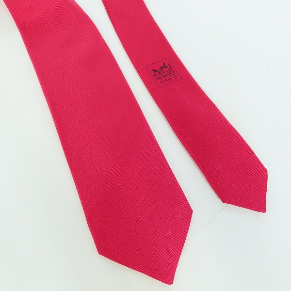 実際に弊社で買取させて頂いたHERMES/エルメス シルクネクタイの画像 1枚目