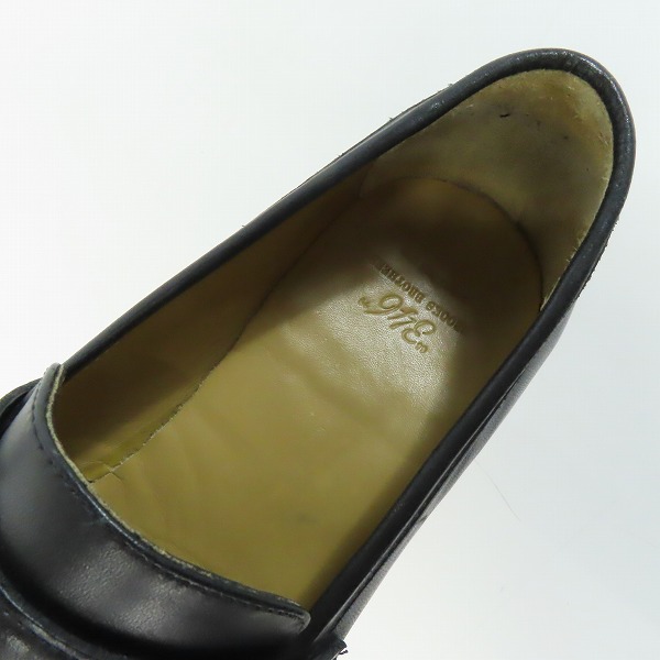 実際に弊社で買取させて頂いたBROOKS BROTHERS/ブルックスブラザーズ レザーコインローファー 5229/10Dの画像 4枚目