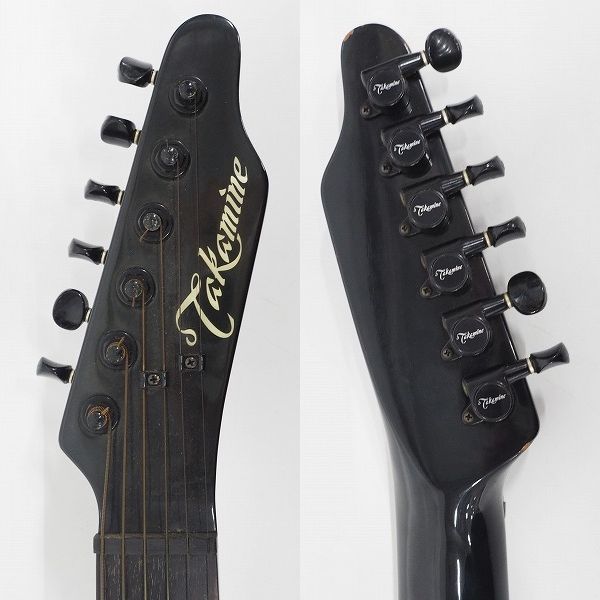 実際に弊社で買取させて頂いた★【難有り】Takamine/タカミネ PT-106-6/PT106-6 エレアコ/アコースティックギター 1990年製 ハードケース付 の画像 2枚目