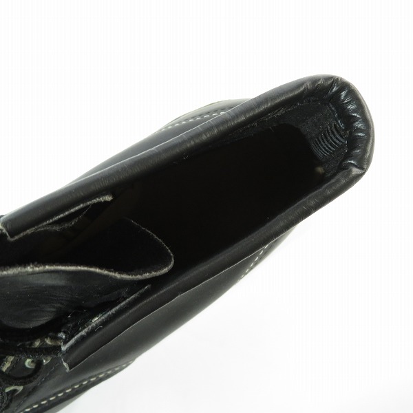 実際に弊社で買取させて頂いたREDWING/レッドウィング オールブラックセッターブーツ 8137/9Dの画像 4枚目