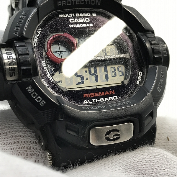 G-SHOCK/Gショック RISEMAN ライズマン 電波ソーラー GW-9200J-1JFの 
