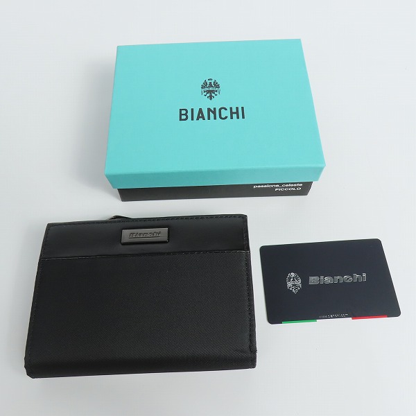 実際に弊社で買取させて頂いたBianchi/ビアンキ PICCOLO ピッコロ ミドルウォレット 財布 BID1203の画像 7枚目