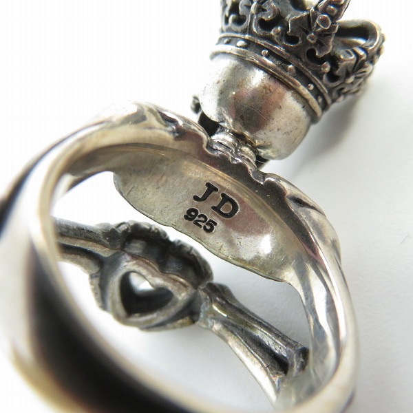 実際に弊社で買取させて頂いたJustin Davis/ジャスティンデイビス ハートフルリング 指輪 SRJ404/9号の画像 6枚目
