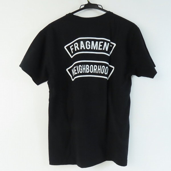 実際に弊社で買取させて頂いたNEIGHBORHOOD × FRAGMENT DESIGN  ネイバーフッド×フラグメント デザイン 半袖  Tシャツ 142PCFRN-STM02S/Mの画像 1枚目