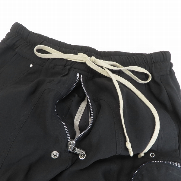 実際に弊社で買取させて頂いたRick Owens/リックオウエンス 2020SS TECUATL BAUHAUS CAGOバウハウスレザーカーゴパンツ RU20S7377-Y/48の画像 2枚目