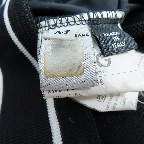 実際に弊社で買取させて頂いたD&G/ディーアンドジー DOLCE&GABBANA/ドルチェ&ガッバーナ メッシュ ベロア切り替え ブルゾン/Mの画像 4枚目