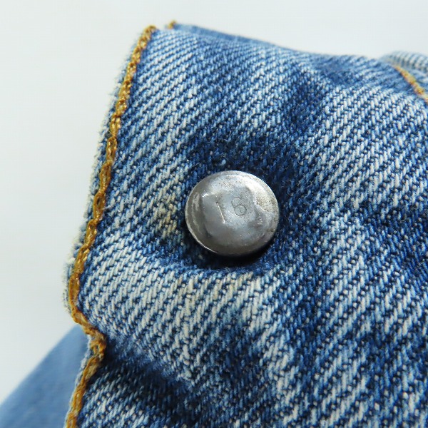実際に弊社で買取させて頂いたLevis/リーバイス ヴィンテージ 517-0217 サークルR 刻印16 ジップフライ デニムパンツ /W34の画像 8枚目