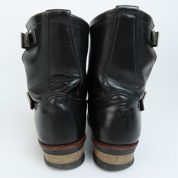 実際に弊社で買取させて頂いたRED WING/レッドウィング ショート エンジニアブーツ スチールトゥ ブラック 2976/7.5Dの画像 1枚目
