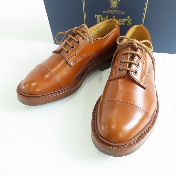 実際に弊社で買取させて頂いたTricker's/トリッカーズ  Cap Toe Country Shoes/キャップ トゥ カントリーシューズ/革靴 M7195/7