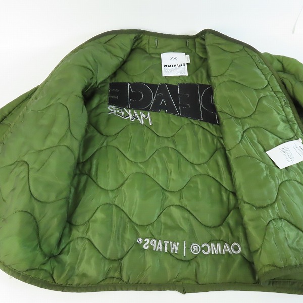 実際に弊社で買取させて頂いたOAMC/オーエーエムシー×WTAPS/ダブルタップス PEACEMAKER JACKET ピースメーカー ジャケット 22A28OAY18/Mの画像 7枚目