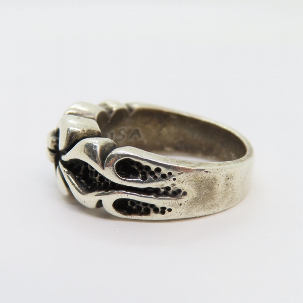 実際に弊社で買取させて頂いた【ギャラ付】LEATHERS AND TREASURES/レザーズ＆トレジャーズ Chevron Ring/シェブロンリング/23号の画像 2枚目