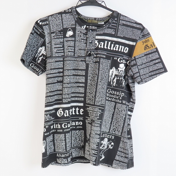 実際に弊社で買取させて頂いたJohn Galliano/ジョンガリアーノ 総柄 半袖 Tシャツ L
