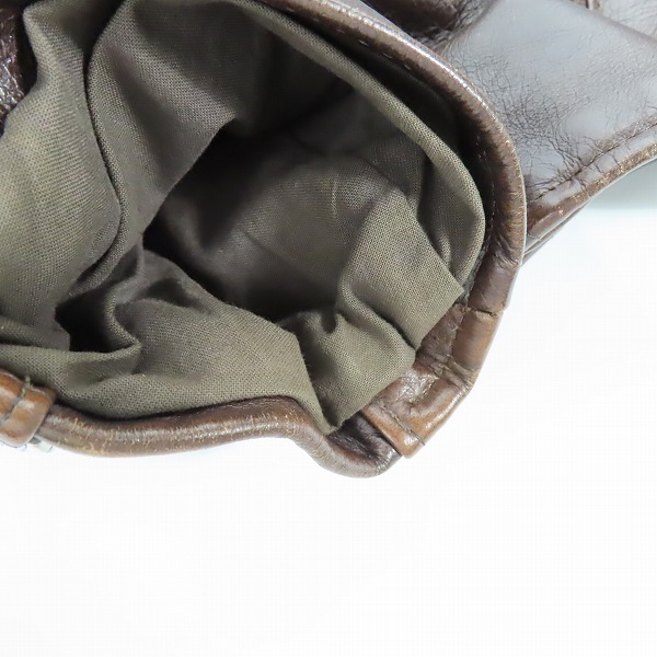 実際に弊社で買取させて頂いたA BATHING APE×Schott/アベイシングエイプ×ショット 12AW ステアハイド NYC ライダースジャケット 001HJ9831937/XLの画像 8枚目