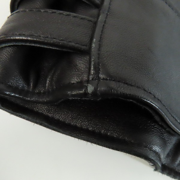 実際に弊社で買取させて頂いたBUFFALO BOBS/バッファローボブス PUREGOLD ダブル ライダース ジャケット MFP5434/4の画像 9枚目