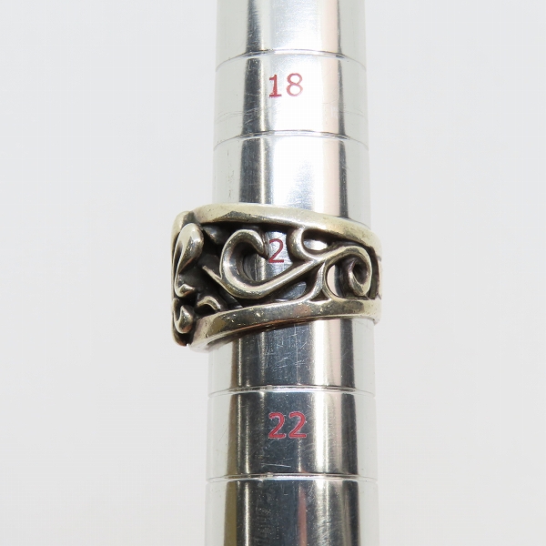 実際に弊社で買取させて頂いたA&G/エー＆ジー トライバルFDLフレア リング/20-21号の画像 8枚目