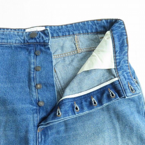 実際に弊社で買取させて頂いたami alexandre mattiussi/アミ アレクサンドルマテュッシ デニム ショートパンツ/ショーツ HSO600.DE0001 00491/36の画像 2枚目